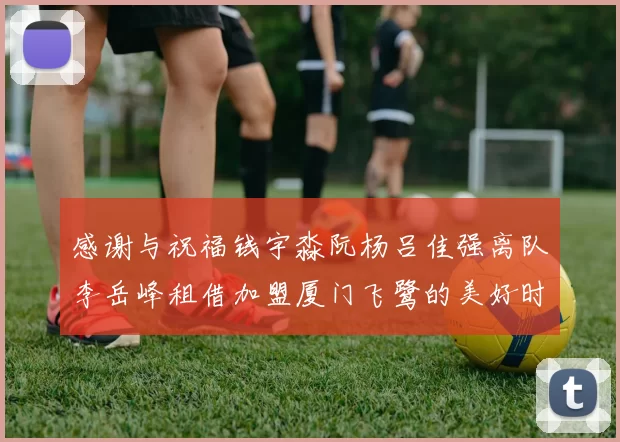 感谢与祝福钱宇淼阮杨吕佳强离队李岳峰租借加盟厦门飞鹭的美好时刻